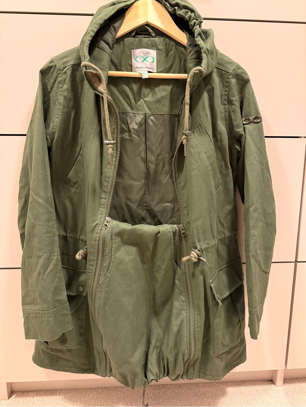 Maternity Utility Jacket - Picture 4 of 6
